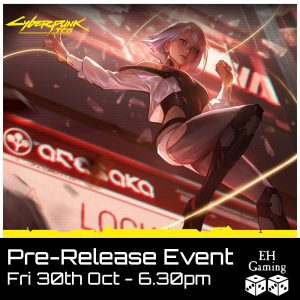 Cyberpunk TCG Welcome to Night City Release Event