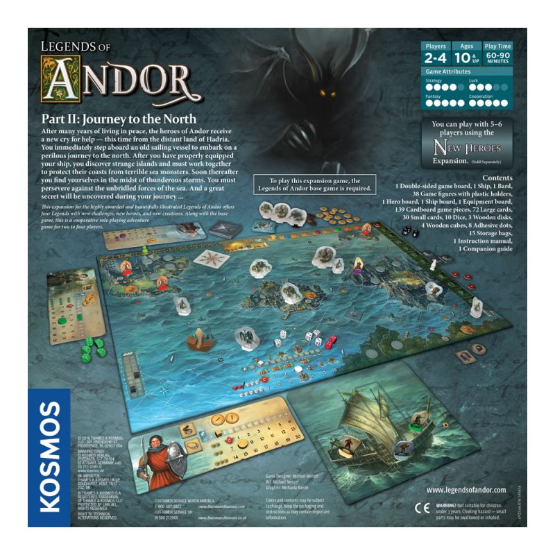 Legends of Andor Journey To The North Expansion by Kosmos Games
