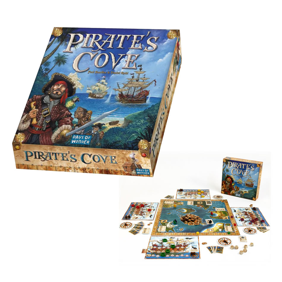 Pirate's Cove Board Game Part 1 PIRATE SHIP MAT Replacement Piece Days of Wonder 