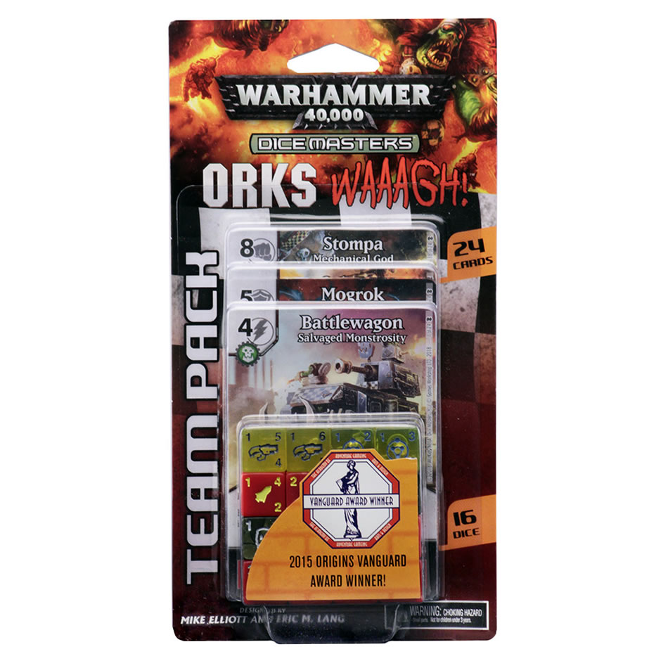 Dice Masters Warhammer 40K ORKS WAAAGH Team Pack New 40,000 