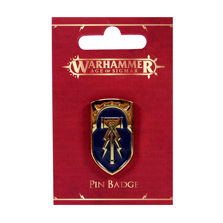 Warhammer Fantasy Battle Age of Sigmar Chaos and Conquest Pin Badge 