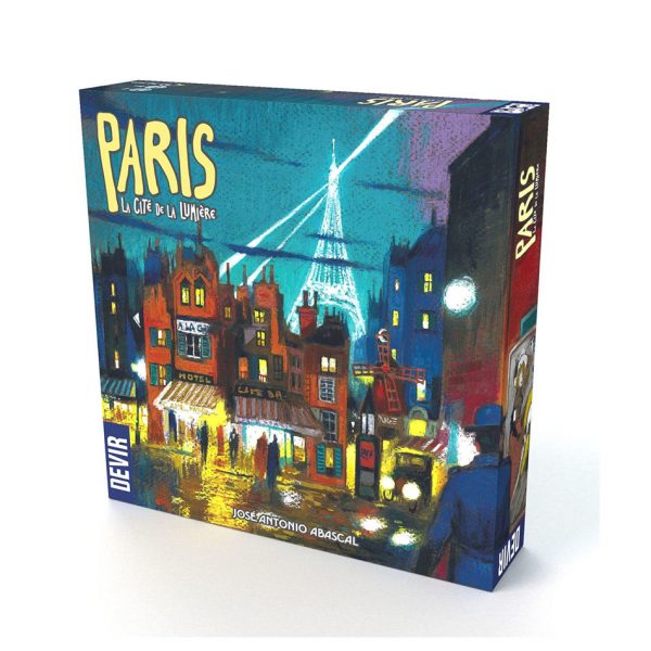 paris city of lights board game by kosmos