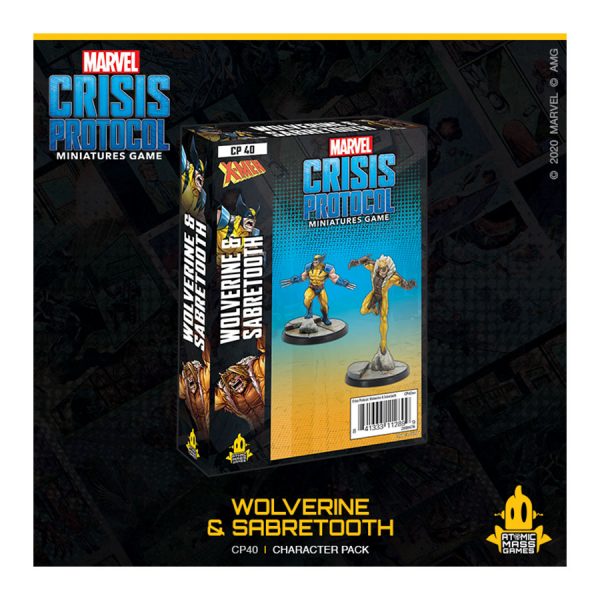 marvel crisis protocol Wolverine & Sabretooth Character Pack
