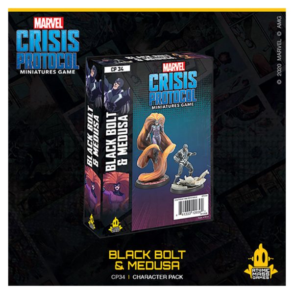 Black Bolt & Medusa Character Pack Marvel Crisis Protocol