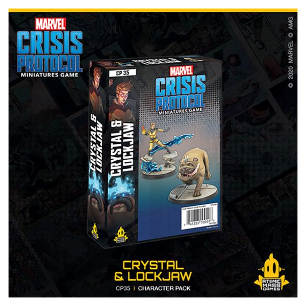 Crystal & Lockjaw Character Pack - Marvel Crisis Protocol