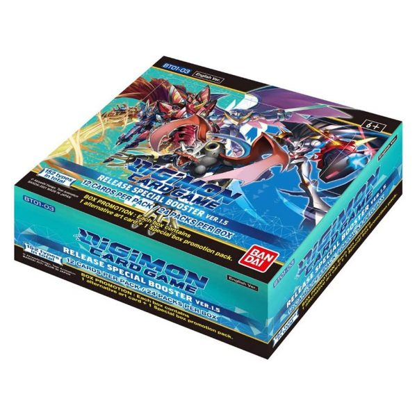 Digimon Card Game: Ver.1.5 BT01-03 Release Special Booster Box