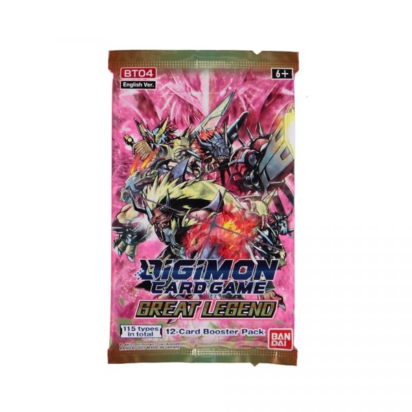 Digimon Card Game: Great Legend Booster Pack (BT04)