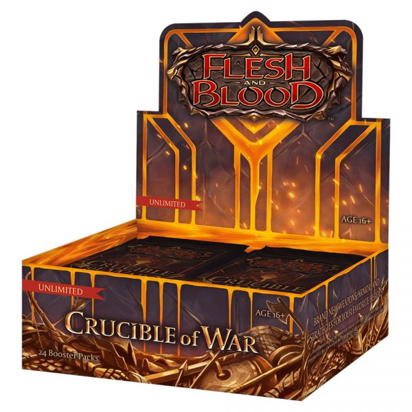 Flesh & Blood TCG Crucible of War Unlimited Booster Box