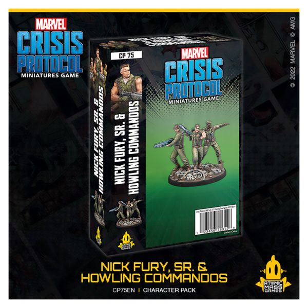 Nick Fury Sr & Howling Commandos Pack - Marvel Crisis Protocol