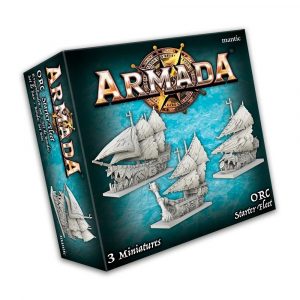 Kings of War Armada Orc Starter Fleet