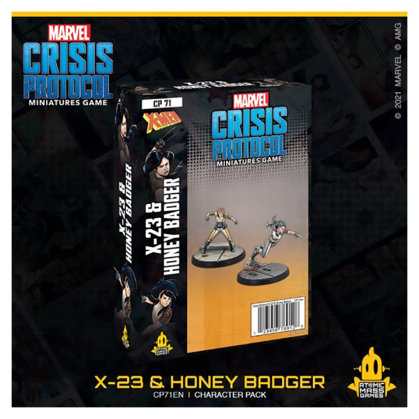 X-23 & Honey Badger Character Pack - Marvel Crisis Protocol