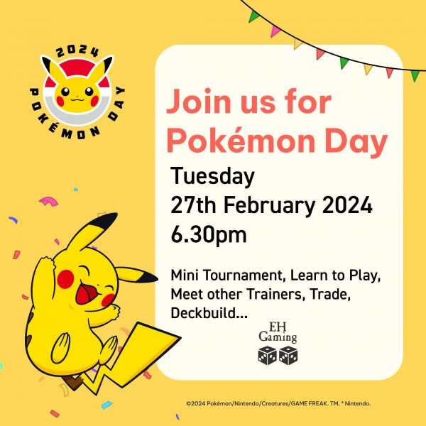 Pokemon TCG: Official Pokemon Day Celebration Event - 27th February