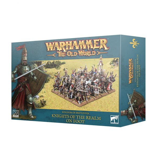 Warhammer Old World: Kingdom of Bretonnia - Knights of the Realm on foot