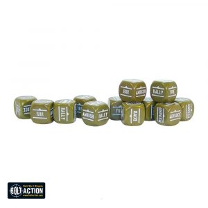 Bolt Action: Orders Dice Pack - Olive Drab