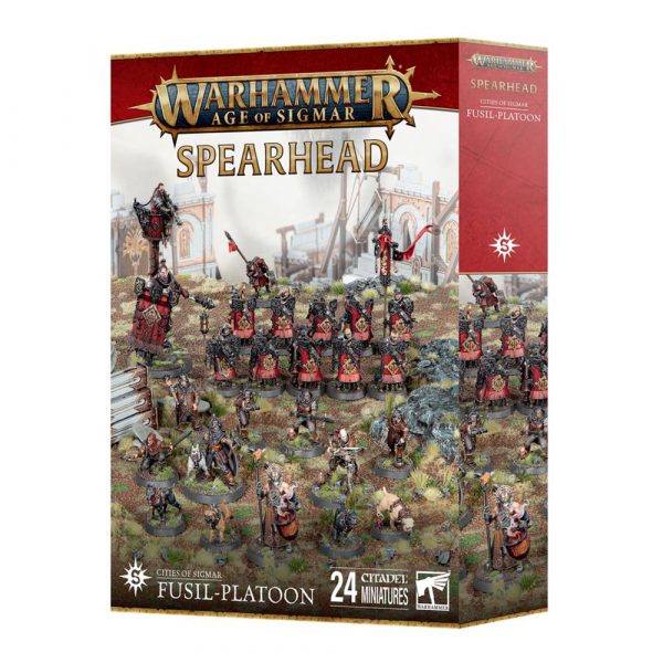 Warhammer Age of Sigmar Spearhead Cities of Sigmar Fusil-Platoon