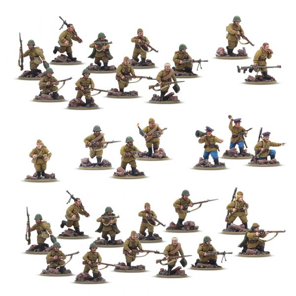 Bolt Action Soviet Army Infantry Platoon