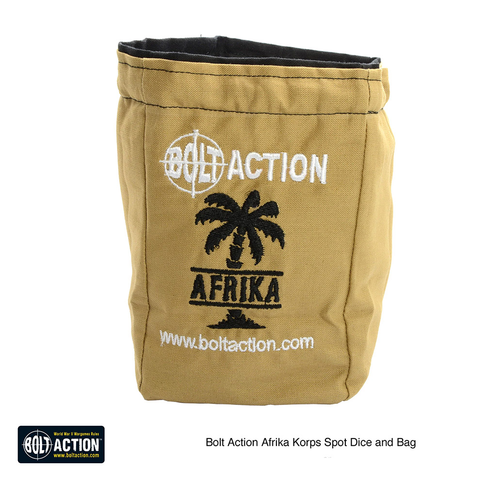 Bolt Action Afrika Korps Dice Bag