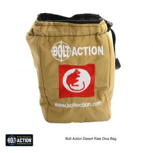 Bolt Action British Desert Rats Dice Bag