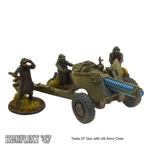 Konflikt '47 Tesla AT Gun US Army Crew
