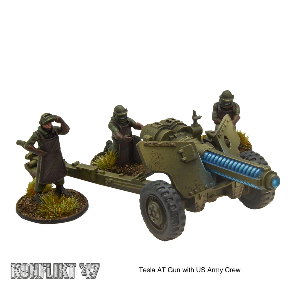 Konflikt '47 Tesla AT Gun US Army Crew