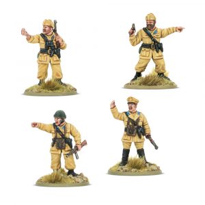 Bolt Action Italian Paracadutisti Platoon Commanders