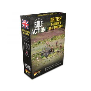 Bolt Action British 6-Pounder Anti-Tank Gun plastic
