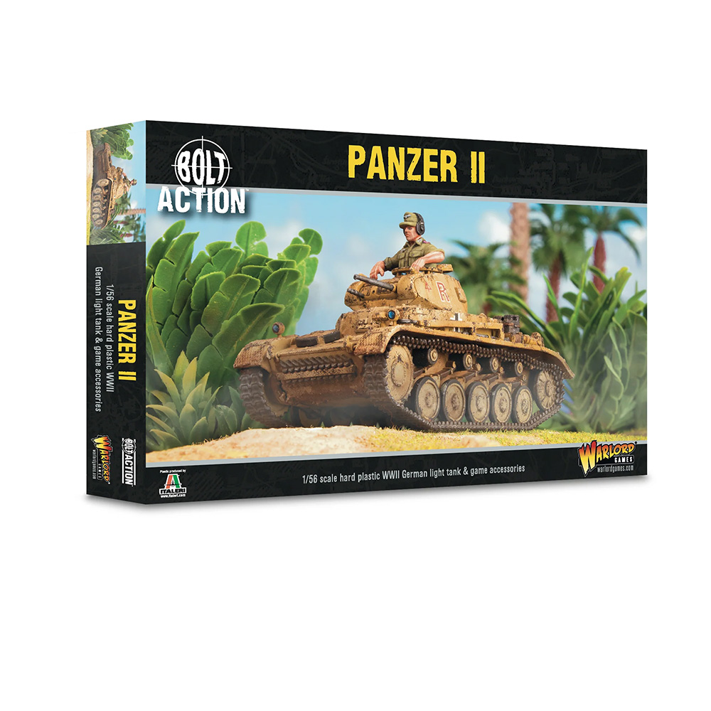Bolt Action Panzer II Tank Plastic