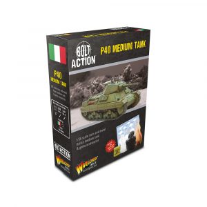 Bolt Action Italian P40 Medium Tank