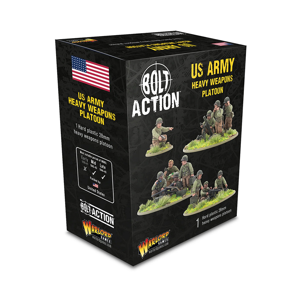 Bolt Action US Heavy Weapons Platoon Plastic