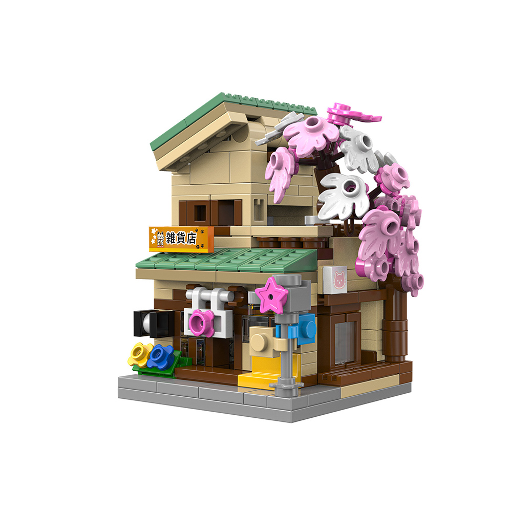 CaDA Mini Kitty's Japanese Grocery Store Building 330pcs