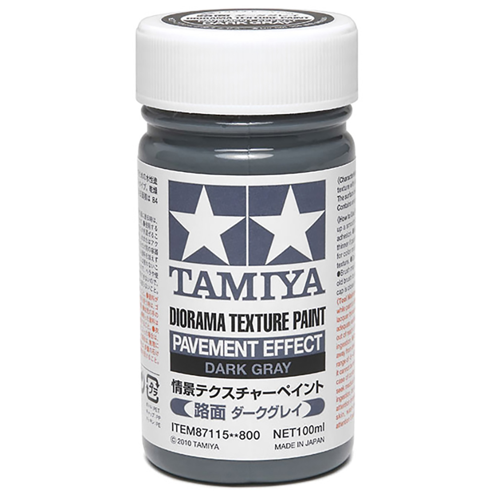 Tamiya Texture Paint Pavement Effect Dark Grey 100ml