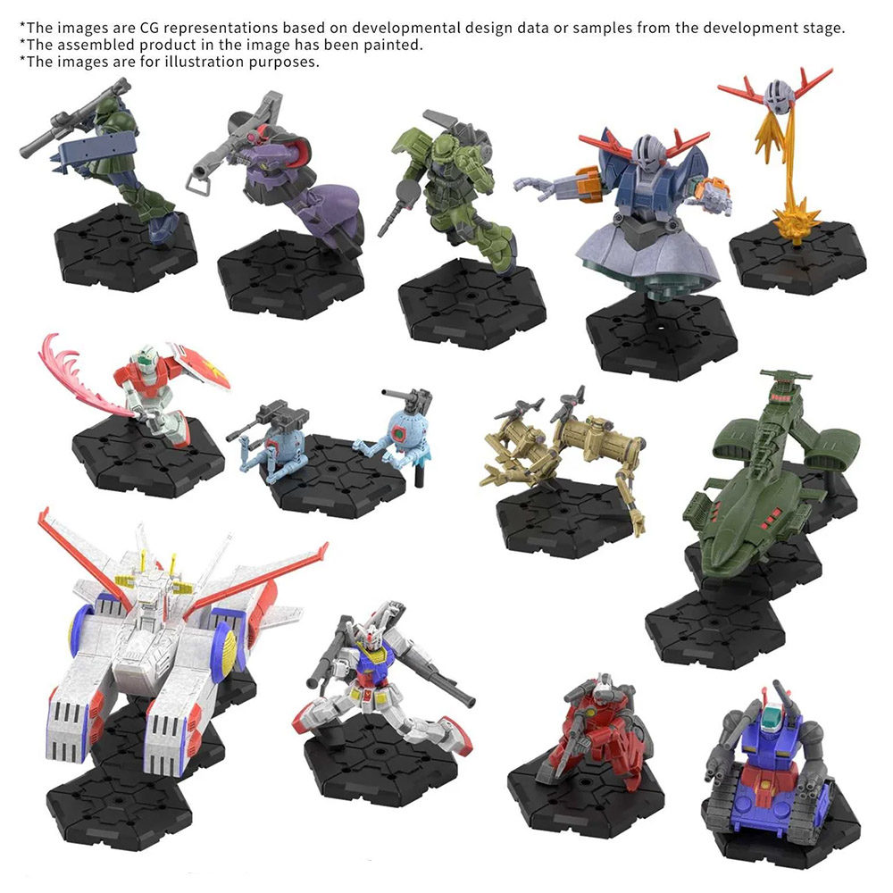 Gundam Assemble Deluxe Set 01 Miniatures